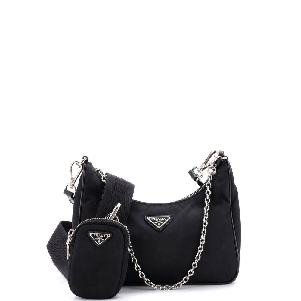 Prada Small Re-Edition 2005 Shoulder Bag Tessuto